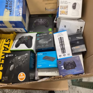 A truckload of 220 assorted brand-new manifested electronics and gadgets ready for resale in the UK.